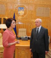 Nikolay Azarov and Alla Mazur