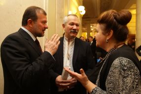 Viktor Baloga, Viktor Pinzenik and Liliya Grigorovuch