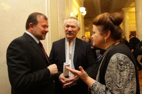 Viktor Baloga, Viktor Pinzenik and Liliya Grigorovuch