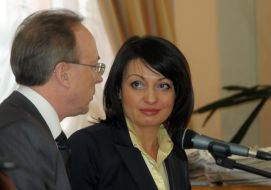 Victor Lobach and Marina Kapinos