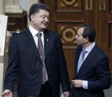 Petr Poroshenko and Nikolay Tomenko