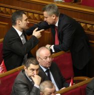 Vitaliy Klitchko and Valentin Nalyvaychenko