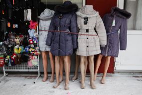 Trade of winter down jackets