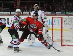 Playing moment in the match