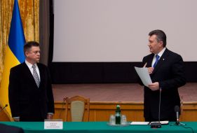 Viktor Yanukovich and Pavel Lebedev
