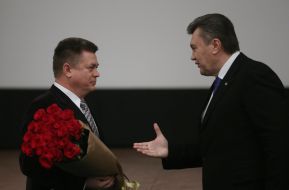 Viktor Yanukovich and Pavel Lebedev