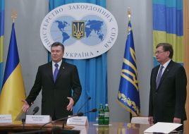 Viktor Yanukovich and Konstantin Grishchenko