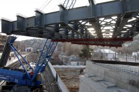 Строительство мостового перехода