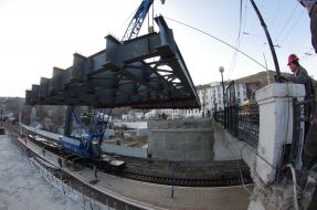 Строительство мостового перехода