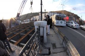 Строительство мостового перехода