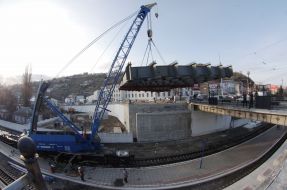 Строительство мостового перехода