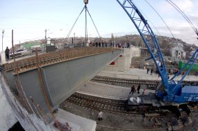 Строительство мостового перехода