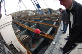 Строительство мостового перехода