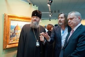 Archbishop Luke, Nikas Safronov and Alexander Peklushenko