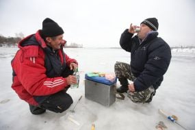Fishing on ice