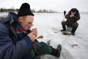 Fishing on ice