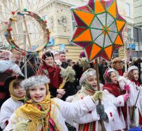 Participants of celebrating