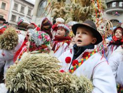 Participants of celebrating