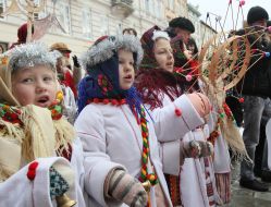 Participants of celebrating