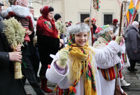 Participants of celebrating