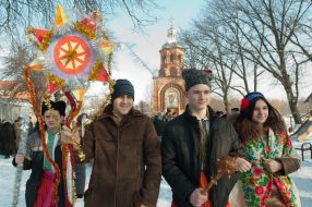 Participants of Christmas celebration