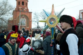 Participants of Christmas celebration