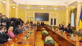 Igor Sorokin, Nikolay Azarov and Sergey Arbuzov