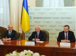 Igor Sorokin, Nikolay Azarov and Sergey Arbuzov