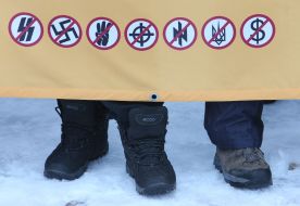 Participants of the meeting in memory of Markelov and Baburova