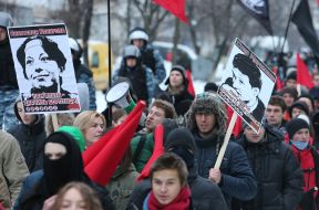 Participants of the meeting in memory of Markelov and Baburova