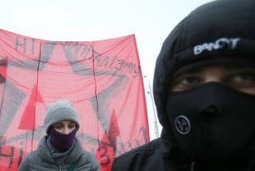 Participants of the meeting in memory of Markelov and Baburova