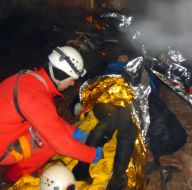 Травмированная женщина