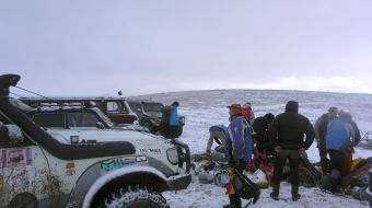 Сотрудники Контрольно-спасательной службы Крыма