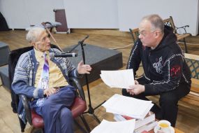 Yevgeniy Yevtushenko and Aleksandr Fokin