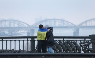 Участники празднования Дня Соборности Украины