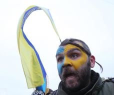 Участник празднования Дня Соборности Украины