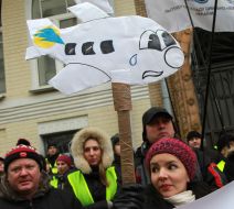 Participants of protest action