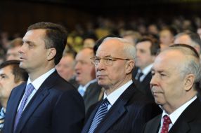 Sergey Levochkin, Nikolay Azarov and Vladimir Rybak