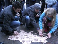 Members of the celebrations of the Day of Unification