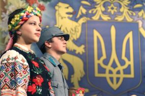 Participants of dance ensemble