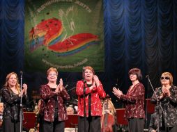 The participants of the anniversary concert