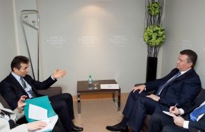 Viktor Yanukovych and Bidzina Ivanishvili