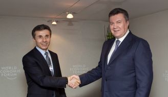 Viktor Yanukovych and Bidzina Ivanishvili