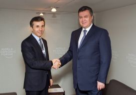 Viktor Yanukovych and Bidzina Ivanishvili