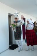 Verka Serdyuchka (Andrey Danilko) and Inna Bilokon