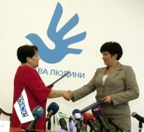 Valeria Lutkovska and Madina Dzharbusynova