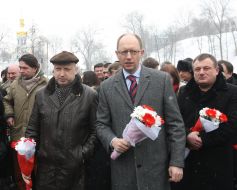 Aleksandr Turchynov and Arseniy Yatsenyuk