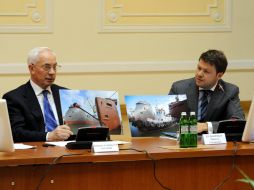 Nikolay Azarov and Nikolay Kuzmenko