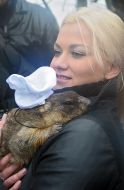 Nadezhda Tokarska keeps Groundhog Timkа