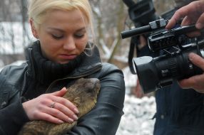 Nadezhda Tokarska keeps Groundhog Timkа